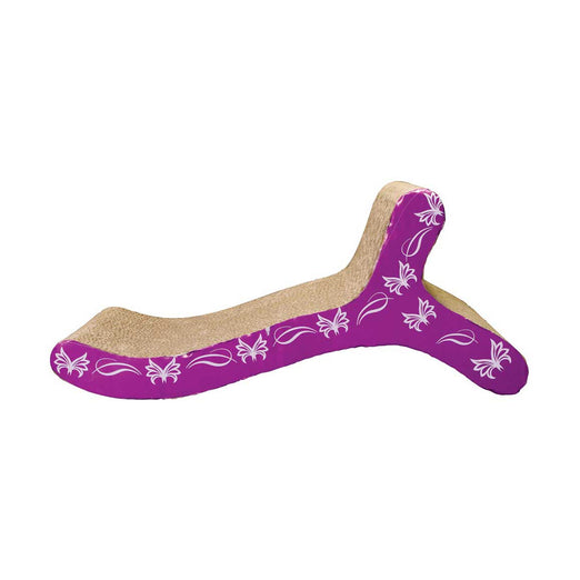 Catit Scratcher with Catnip, Chaise Shape Butterfly - Kohepets