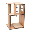 Vesper V-Box In Walnut Large Cat Condo - Kohepets