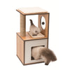 Vesper V-Box In Walnut Small Cat Condo - Kohepets