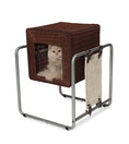Vesper V-Cube Rattan Cat Post