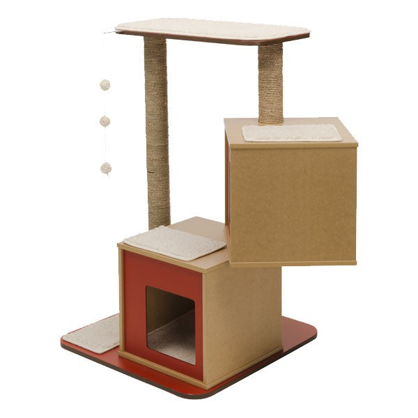 Hagen Vesper V-Double In Red Cat Post - Kohepets