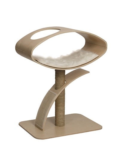 Vesper V-High Lounge In Poplar Cat Post - Kohepets