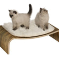 Vesper V-Lounge Walnut Elevated Cat Bed - Kohepets