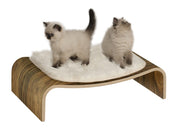 Vesper V-Lounge Walnut Elevated Cat Bed