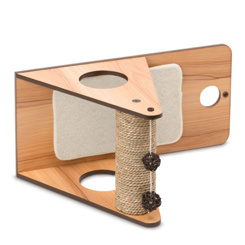 Vesper V-Playstation In Walnut Cat Post - Kohepets