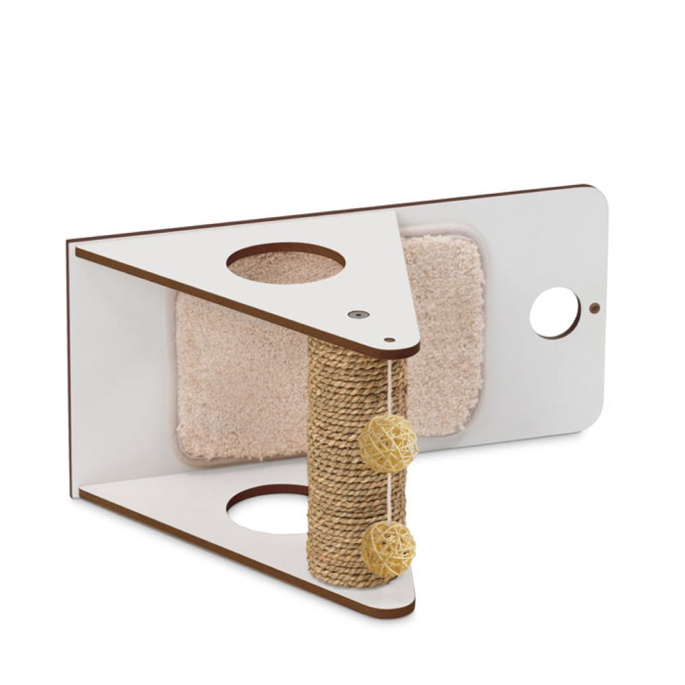 Vesper V-Playstation In White Cat Post - Kohepets