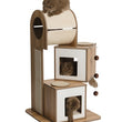 Hagen Vesper V-Tower In Walnut Cat Post - Kohepets