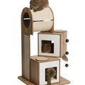 Hagen Vesper V-Tower In Walnut Cat Post - Kohepets