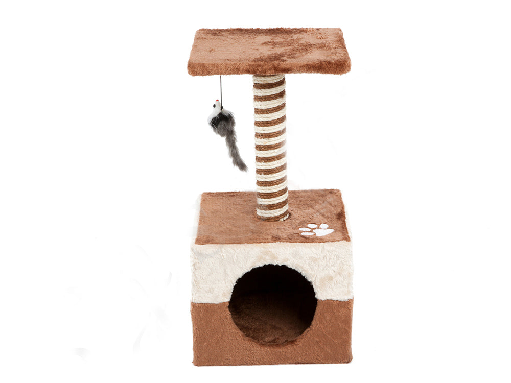 Haobay Velvet Colour Cube Studio Cat Post | Kohepets