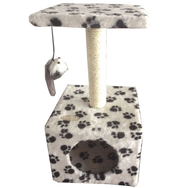 Haobay Velvet Colour Cube Studio Cat Post | Kohepets