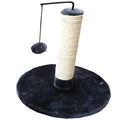 Haobay Dark Grey Basic Velvet Cat Scratching Pole - Kohepets