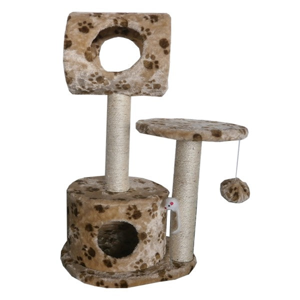 Haobay Two-Decker Haus Cat Post - Kohepets