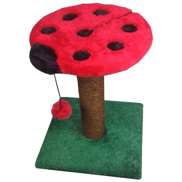 Haobay Lady Beetle Lounge Cat Post - Kohepets
