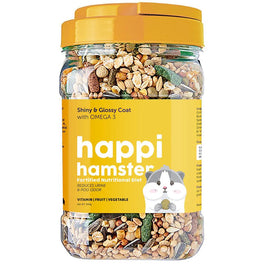 Happi Hamster Shiny & Glossy Coat Fortified Nutritional Diet 600g