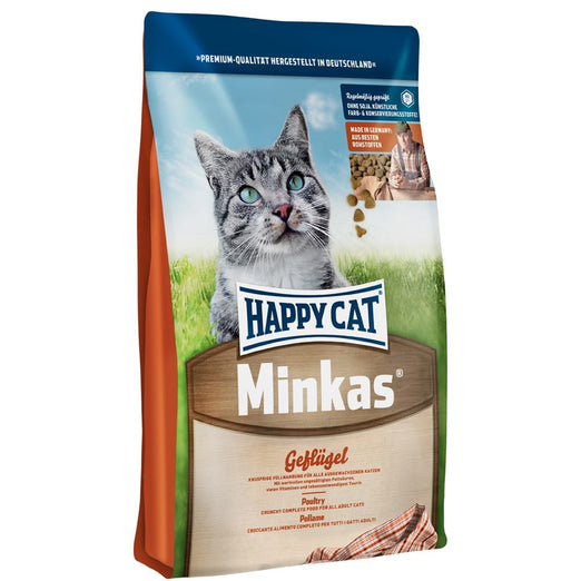 Happy Cat Minkas Geflugel Poultry Dry Cat Food - Kohepets
