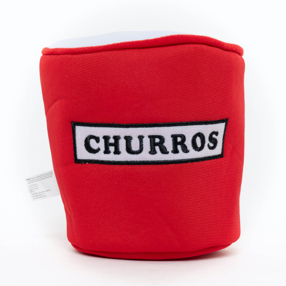 Hey Cuzzies Interactive Hide N Seek Churros Bucket Dog Toy - Kohepets