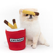 Hey Cuzzies Interactive Hide N Seek Churros Bucket Dog Toy - Kohepets