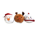 Hey Cuzzies Mini Holiday Mochi Christmas Dog Toy - Kohepets