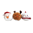 Hey Cuzzies Mini Holiday Mochi Christmas Dog Toy