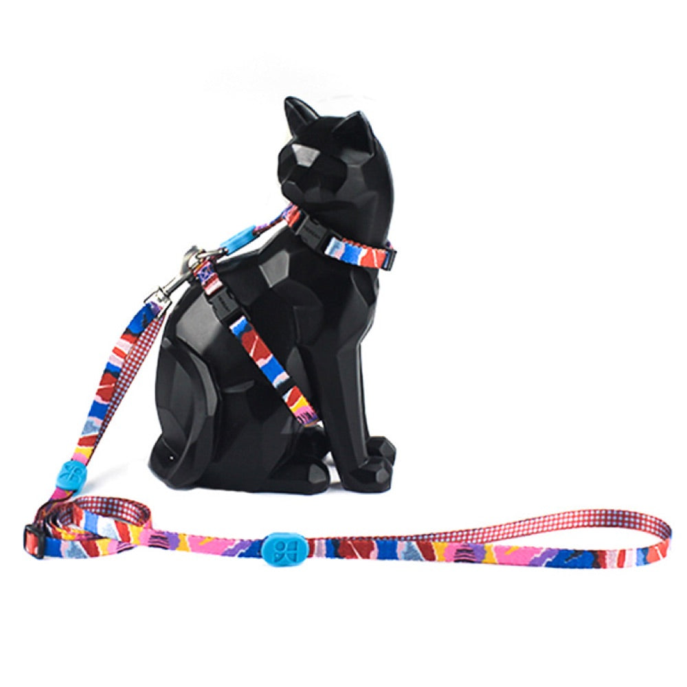 Hidream Profusion Cat H-Harness & Leash Set (Mountain Stamp) - Kohepets