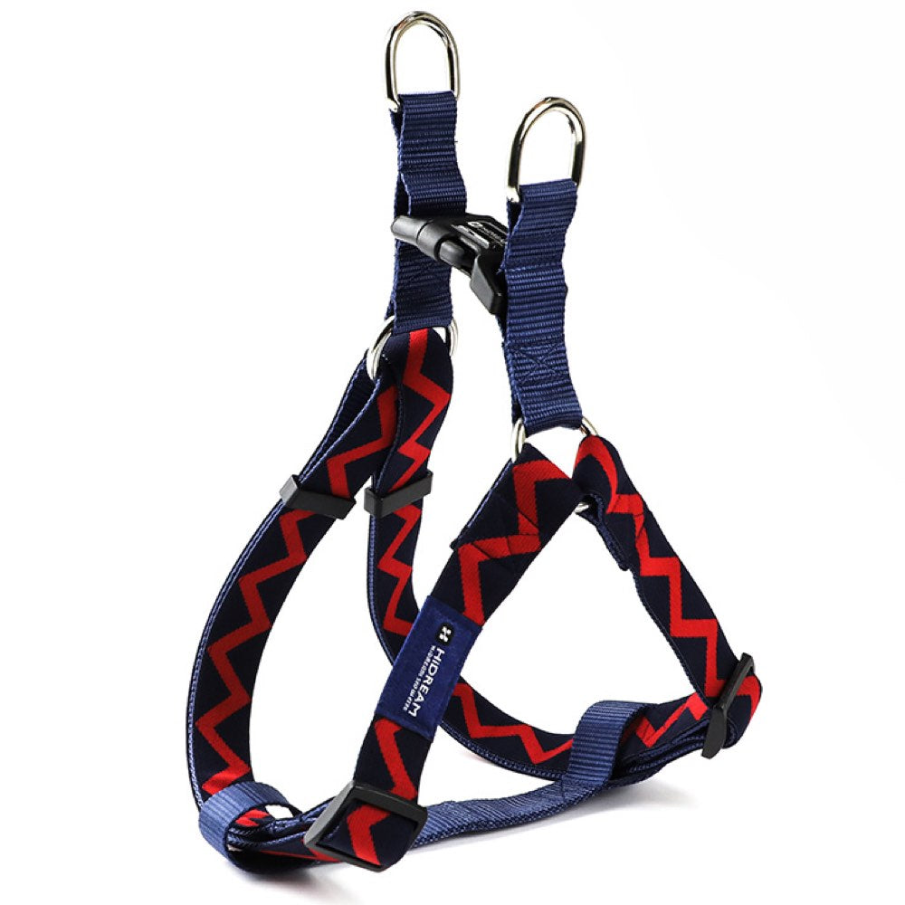 HiDREAM Rainbow Adjustable Dog Y-Harness (Navy Blue) - Kohepets
