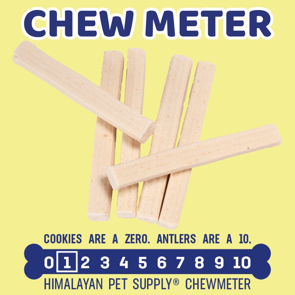 33% OFF (Exp11Feb24): Himalayan Pet Supply Yogurt Sticks Plain Grain-Free Dog Treats 5pc