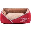 Hipidog Pet Deep Sleep Dog Bed (Cherry Red)