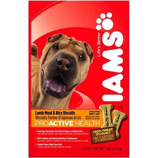 Iams ProActive Health Adult Lamb Meal & Rice Dog Biscuits 300g - Kohepets