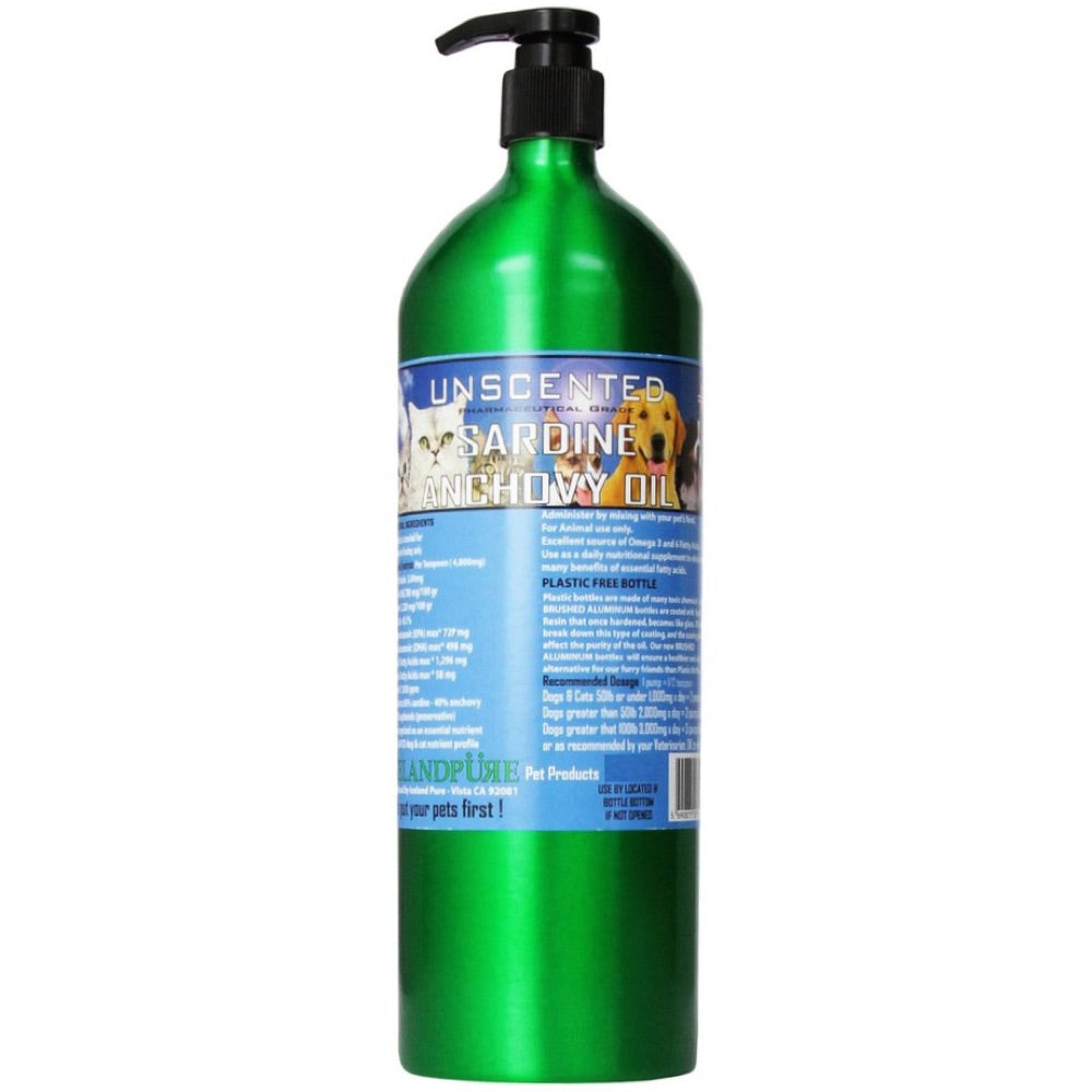 Iceland Pure Pharmaceutical Grade Unscented Sardine Anchovy Oil 250ml - Kohepets