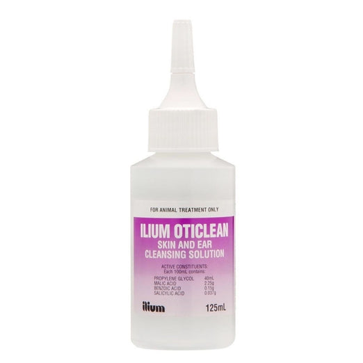 Ilium Oticlean Skin & Ear Cleansing Solution Nozzle 125ml - Kohepets