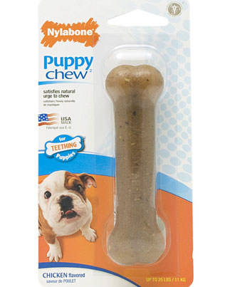 Nylabone Puppybone Teething Chew Toy-Regular - Kohepets