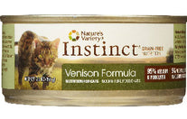 Nature's Variety Instinct Grain-Free Venison Canned Cat Food 156g