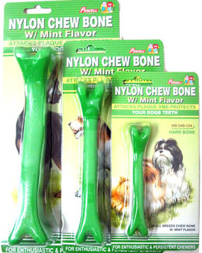 10% OFF: Percell Nylon Green Mint Chew Hard Bone Medium - Kohepets