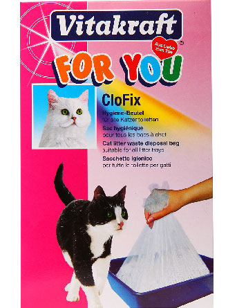 Vitakraft Cat Clofix Bas Cat Litter Box Liner - Kohepets