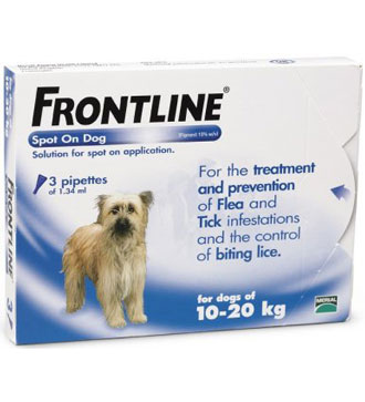 Frontline Spot On For Dogs 10 - 20kg 3ct - Kohepets