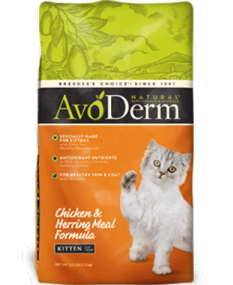 Avoderm Kitten Chicken & Herring Formula Dry Cat Food 3.5lb - Kohepets