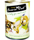 Fussie Cat Fresh Sardine & Chicken Canned Cat Food 400g