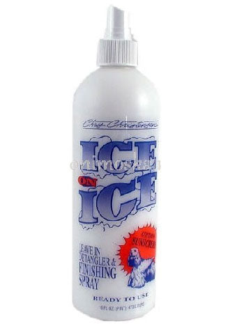 Chris Christensen Ice On Ice Leave In Coat Conditioner Spray 16oz - Kohepets