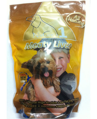 Nature's 1 Meaty Liver Dog Treats 300g - Kohepets