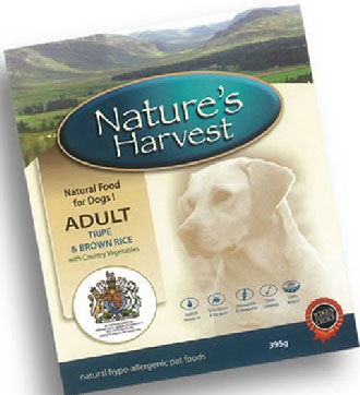 Nature's Harvest Tripe With Brown Rice Dog Tray Food 295g - Kohepets