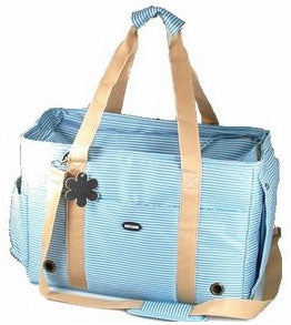 Petcare Pet Carry Bag Blue Stripes - Kohepets