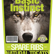 Basic Instinct Spare Ribs Natural Dog Treats 200g - Kohepets