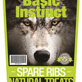 Basic Instinct Spare Ribs Natural Dog Treats 200g - Kohepets