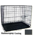 '10% OFF 3ft': Sweety Foldable Dog Cage With Pan Base Hammer Spray