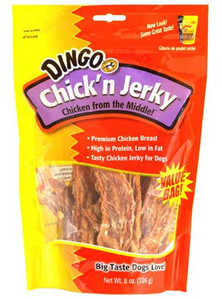 Dingo Chick'N Jerky Chewz Dog Treat 8oz - Kohepets