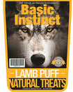 Basic Instinct Lamb Puff Natural Dog Treats 170g