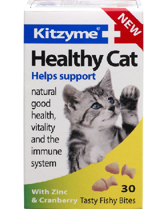 Kitzyme Healthy Cat With Zinc And Cranberry 30 tab - Kohepets