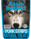 Basic Instinct Pork Strips Natural Dog Treats 200g