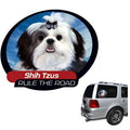 Pet Tatz Shih Tzu Car Window Sticker - Kohepets