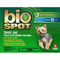 Bio Spot Spot On Flea & Tick Control For Dogs - Under 15Lbs - Kohepets